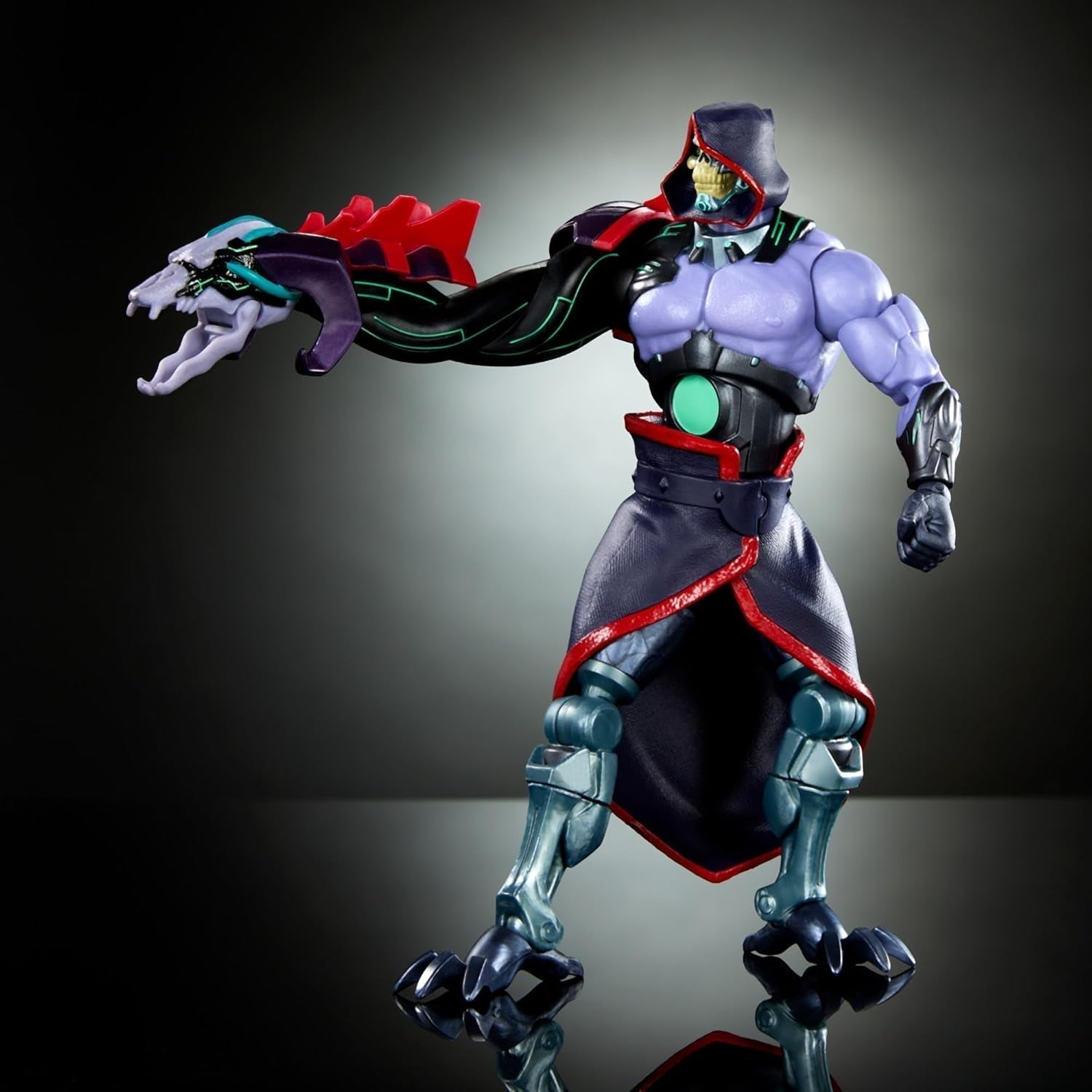 Masters of the Universe: Revolution Masterverse Skeletor Action Figure Figura da collezione con 30 punti di movimento e braccio robotico mobile Motu Toy HYC46 Action Figures Naty Shop