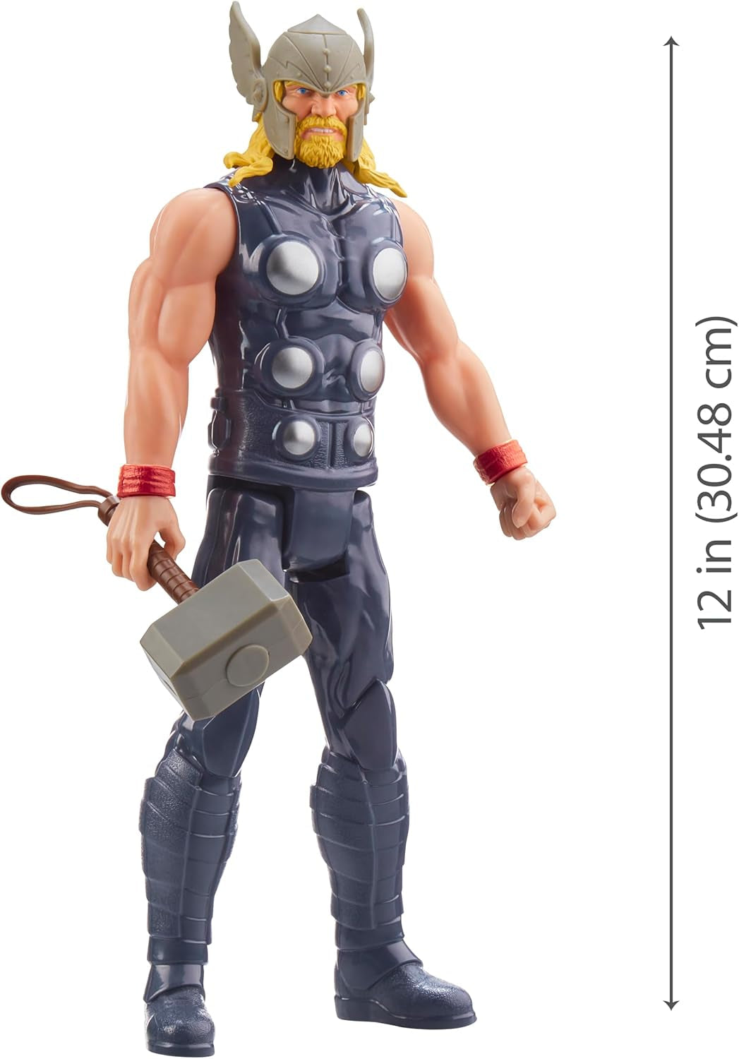 Marvel Avengers Titan Hero Series Blast Gear Thor Action Figure 30 cm Grande Giocattolo per Bambini dai 4 Anni in su Action Figure Naty Shop