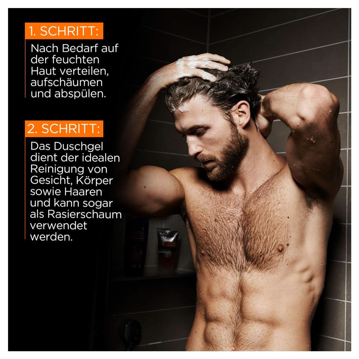 L'Oréal Men Expert XXXL 5In1 Gel doccia e shampoo per uomo, 1 litro Naty Shop