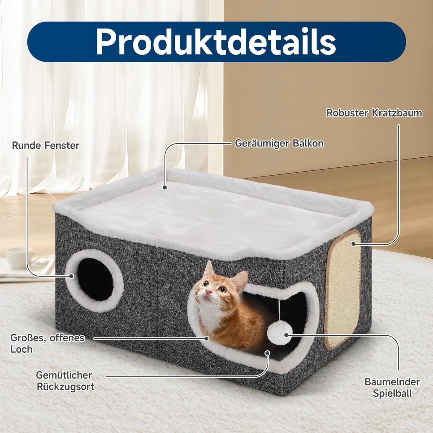 Coperte e Mobili, Animali Domestici, Grotte e Casette, Gatti, Lettine per gatti, Gatti - Letti, Materassi
