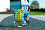 Avvolgitubo CELLFAST, Avvolgitubo da giardino resistente alla corrosione, impedisce al tubo di piegarsi, 1/2" 45 m Aluplus