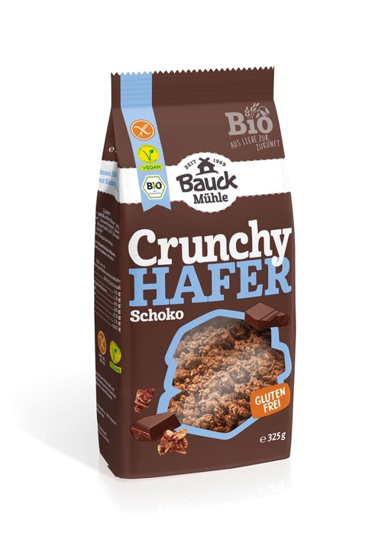 Muesli croccante con avena biologica e cioccolato, 325 g