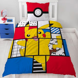 Biancheria da letto per ragazzi e bambini, Pikachu, 100% cotone Biancheria da letto - bambini Naty Shop