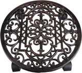 Supporto per piante, supporto per fiori in stile antico, rotondo, diametro ca. 29 cm