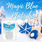 Magic Blue Spirulina colorante alimentare naturale in polvere blu (vegano crudo) da blu scuro a blu pastello chiaro - colorante alimentare in polvere di alghe ficocianine - colorante alimentare naturale | Pureraw 5G