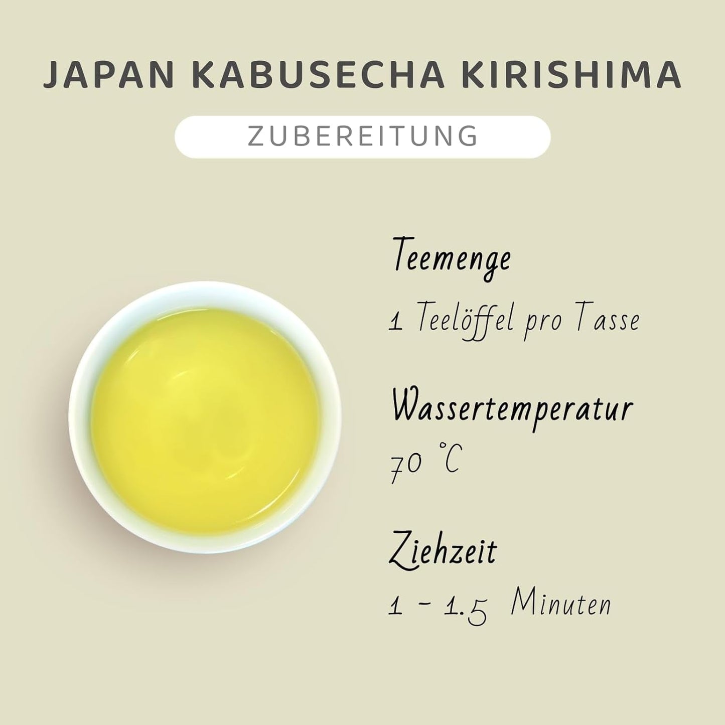 Tè verde giapponese Kabusecha Kirishima, Kabuse Sencha giapponese, tè verde sfuso premium, senza aromi aggiunti | Wondertea Tè verde giapponese Kabusecha (50 g)