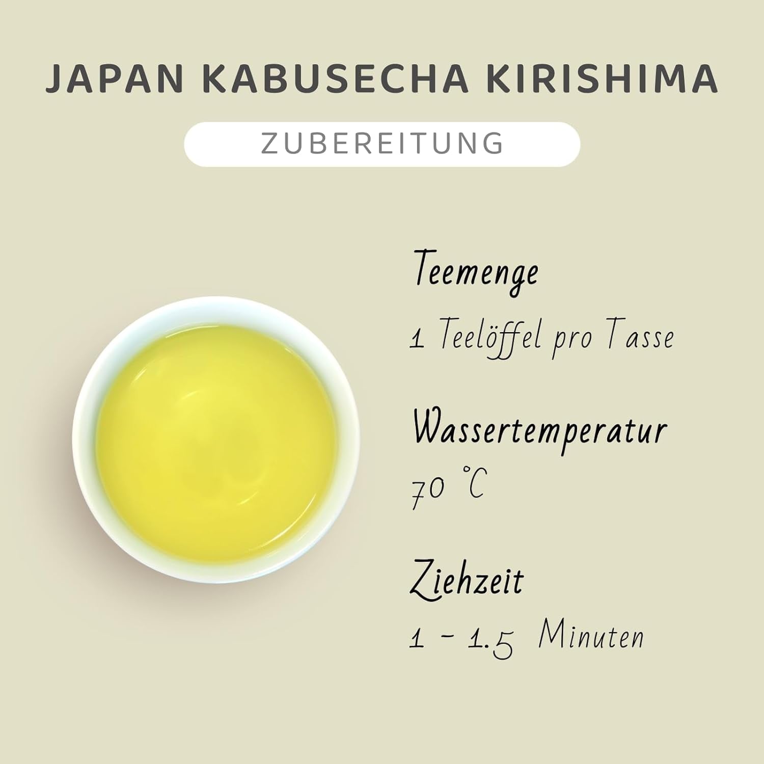 Tè verde giapponese Kabusecha Kirishima, Kabuse Sencha giapponese, tè verde sfuso premium, senza aromi aggiunti | Wondertea Tè verde giapponese Kabusecha (50 g)