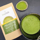 Tè Matcha Premium Giappone 100 g - Testato in laboratorio - Polvere di Matcha cerimoniale per preparare Umami Matcha, Polvere di tè verde naturale al 100%, Ideale per Matcha Latte, Teaclub