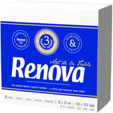Tovaglioli di carta Renova, decorazioni da tavola, 50 tovaglioli Premium, 3 veli