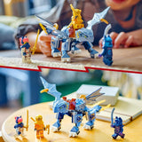 LEGO NINJAGO Riyu Il Baby Drago Drago Giocattolo con 3 mini personaggi Ninja costruibile Giocattolo per ragazzi e ragazze di 6 anni Regalo ricco di azione per bambini 71810 Set da costruzione Besuche den LEGO-Store