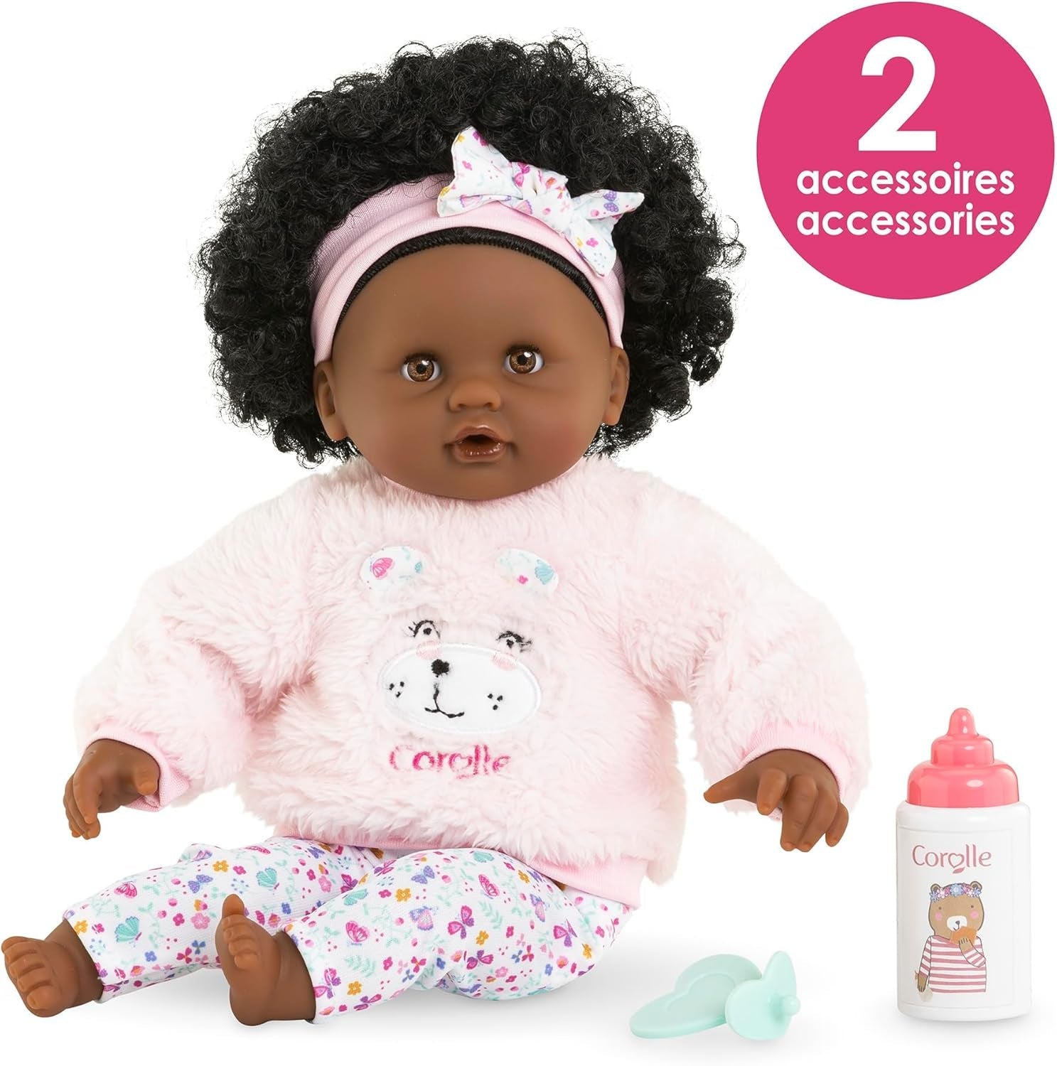 Corolle - La mia prima bambola, Baby Calin Caroline, 30 cm, da 18 mesi, 9000100820