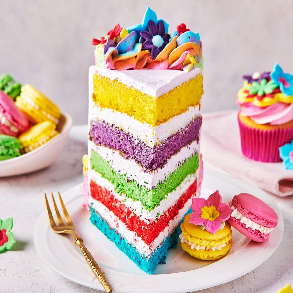 Funcakes Colorante alimentare in gel rosa ciliegia: colorante alimentare altamente concentrato per impasti, panna, fondente, marzapane, pasticcini, dosaggio facile, gocce singole per creare colori vivaci, Halal, 30 g