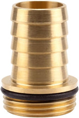 Ugello in ottone Gardena: connettore in ottone per valvole di fondo e intermedie, adatto per tubi da 25 mm (1 pollice) (7251-20)
