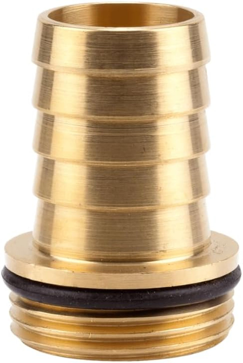Ugello in ottone Gardena: connettore in ottone per valvole di fondo e intermedie, adatto per tubi da 25 mm (1 pollice) (7251-20)