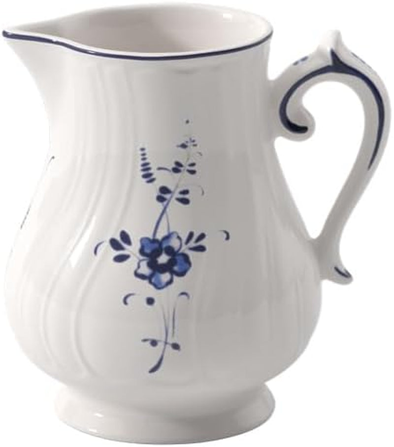 Villeroy & Boch Vieux Luxembourg Tazza da latte, 300 ml, Porcellana Premium, Bianco/Blu, 1023410760, Multicolore