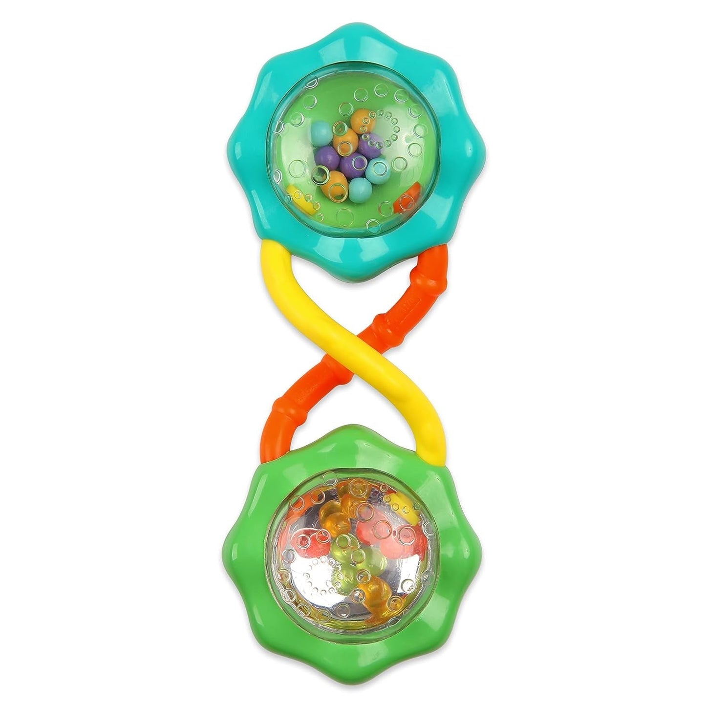 Bright Starts Little Shakers Set regalo da 6 pezzi - Sonagli e dentini per bambini Senza BPA Facile da catturare Unisex Neonato+