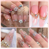NAILGIL Smalto per unghie gel solido, Colla per unghie gel solido, Scultura per nail art 3D con set di strumenti, Salone per la casa fai-da-te, Trasparente 15G