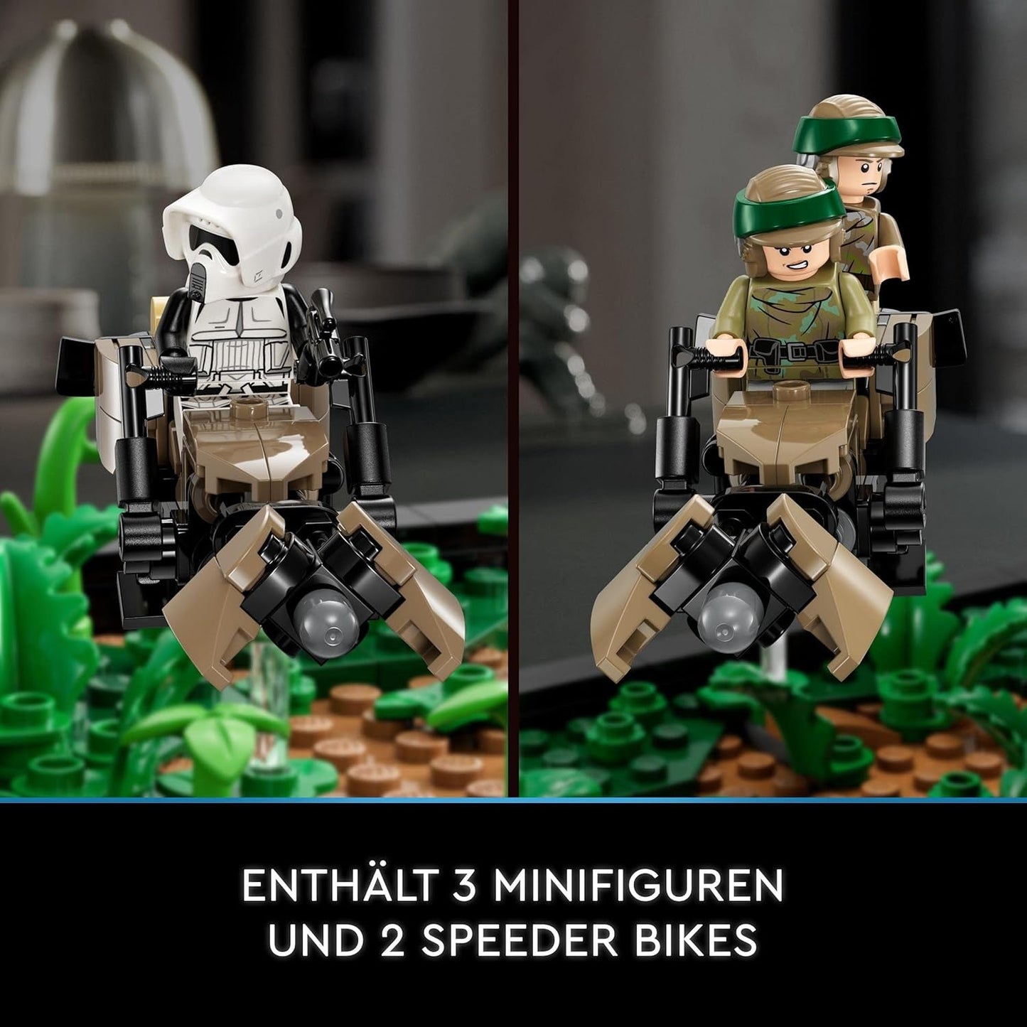 LEGO Star Wars Inseguimento su Endor 75353 - Set diorama, Il ritorno dello Jedi con Luke Skywalker, Principessa Leila e Scout Trooper e Speeder Bikes, Set di costruzione per il 40° anniversario Acquista dal negozio LEGO