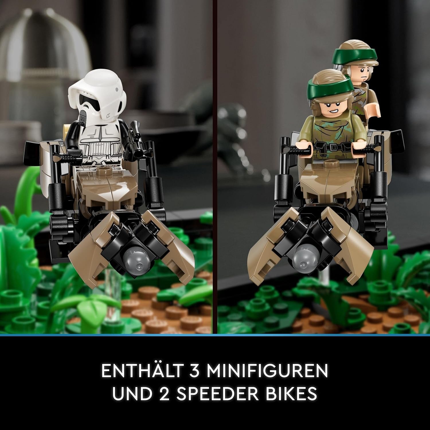 LEGO Star Wars Inseguimento su Endor 75353 - Set diorama, Il ritorno dello Jedi con Luke Skywalker, Principessa Leila e Scout Trooper e Speeder Bikes, Set di costruzione per il 40° anniversario Acquista dal negozio LEGO
