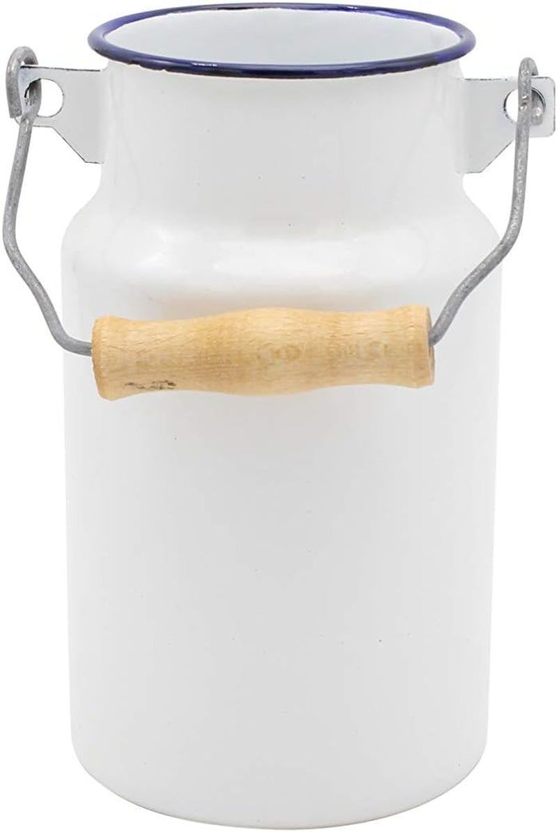 Lattina per latte smaltata Krüger "SYLT" con coperchio