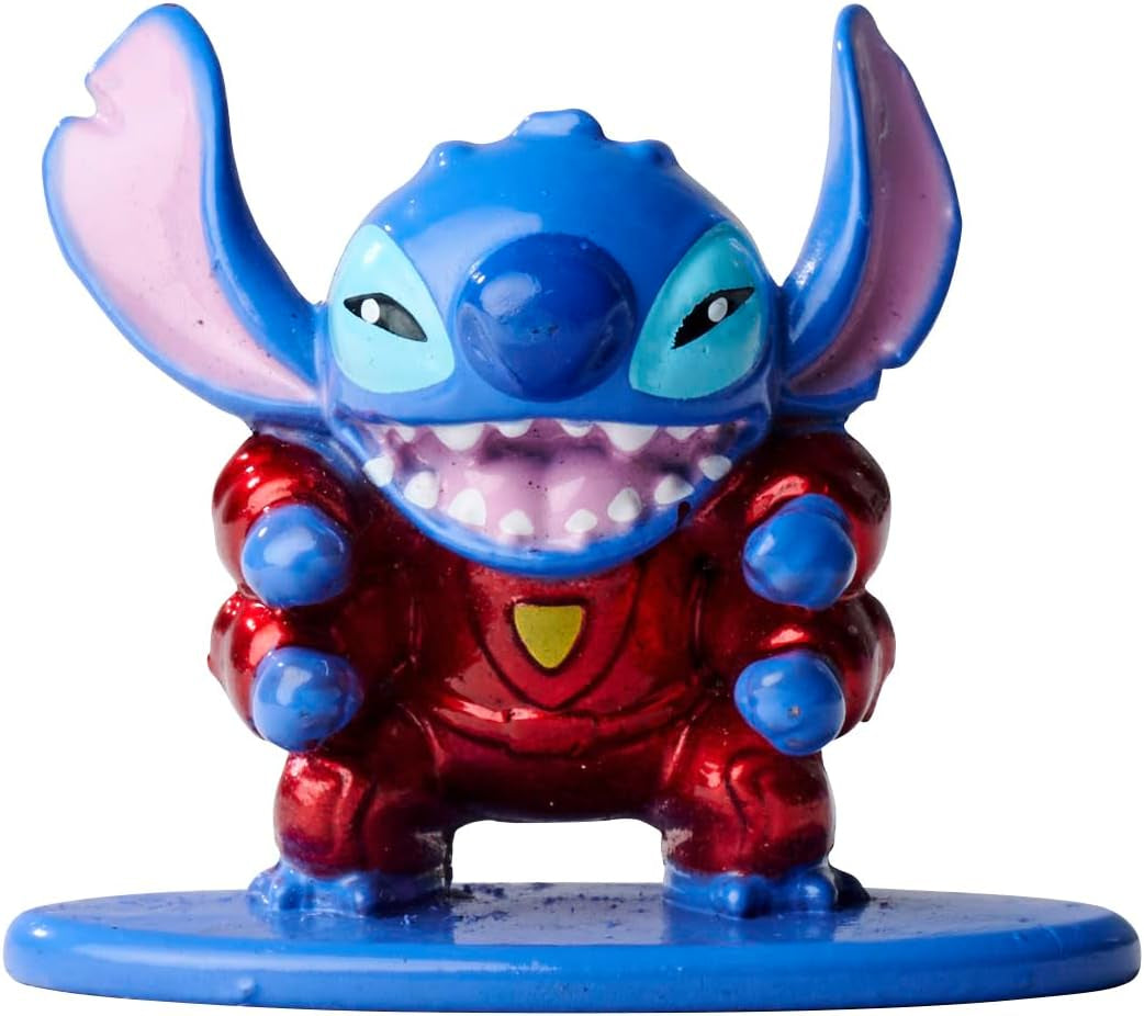 Jada Toys Disney Figure (1X Mystery Figure in Blind Pack) - 1 figura da collezione a sorpresa da 12 personaggi Disney, figura in nano metallo (4 cm) per bambini e fan dai 3 anni in su, serie 2, action figure nere Naty Shop