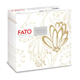 Fato - Tovaglioli carta dry, airlaid, effetto tessuto, confezione da 50 tovaglioli, 40X40 piegati in 4 formati, Decoro Tropicana