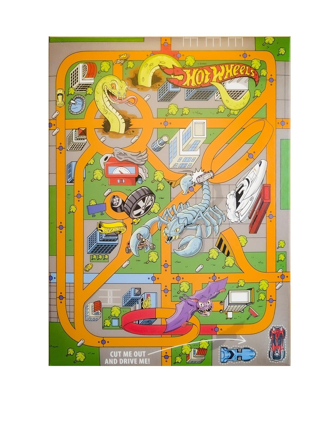 Hot Wheels Honey Loops, cereale integrale crocante pentru micul dejun cu vitamine adăugate, 1 pachet (1 x 375g)