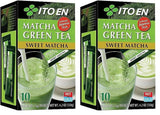 ITO EN Matcha Istantaneo in Polvere – Polvere di tè Matcha zuccherato in bustine da 12g (10 pezzi per confezione) – 1 x 120g (2 confezioni)