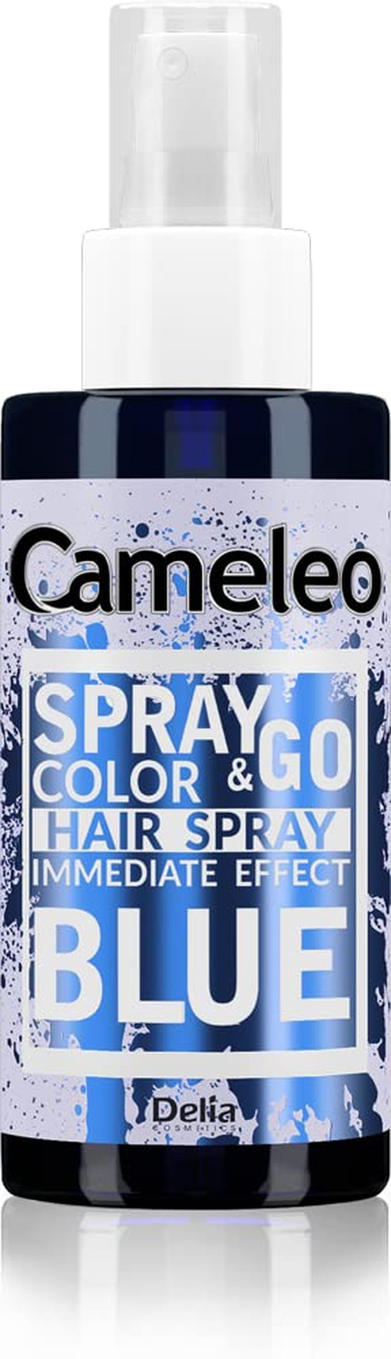 Cameleo - Spray & Go - tinta spray per capelli - viola - per capelli biondi, biondo platino e grigi - basta spruzzare e via - semipermanente - risultato immediato - tinta spray carnevale - 150 ml Naty Shop Tintura Per Capelli Blu 150 Ml (1 confezione)