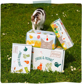 MjAMjAM - Premium Nassfutter für Katzen - Chicks & Friends Box, confezione da 9 (9 x 300 g), getreidefrei mit extra Fleisch