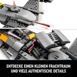 LEGO Star Wars Mandalorian Fighter N-1 dal Libro di Boba Fett Giocattolo da costruzione con astronave Set di 4 personaggi incluso Baby Yoda Figura 75325 Set da costruzione Besuche den LEGO-Store