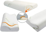 Cuscino Memory Foam, Cuscino Di Supporto Per Il Collo, Cuscino Per Il Collo ergonomico Per Diverse Posizioni Del Sonno Con Fodera Sfoderabile Cuscini Ortopedici Cervicali Naty Shop