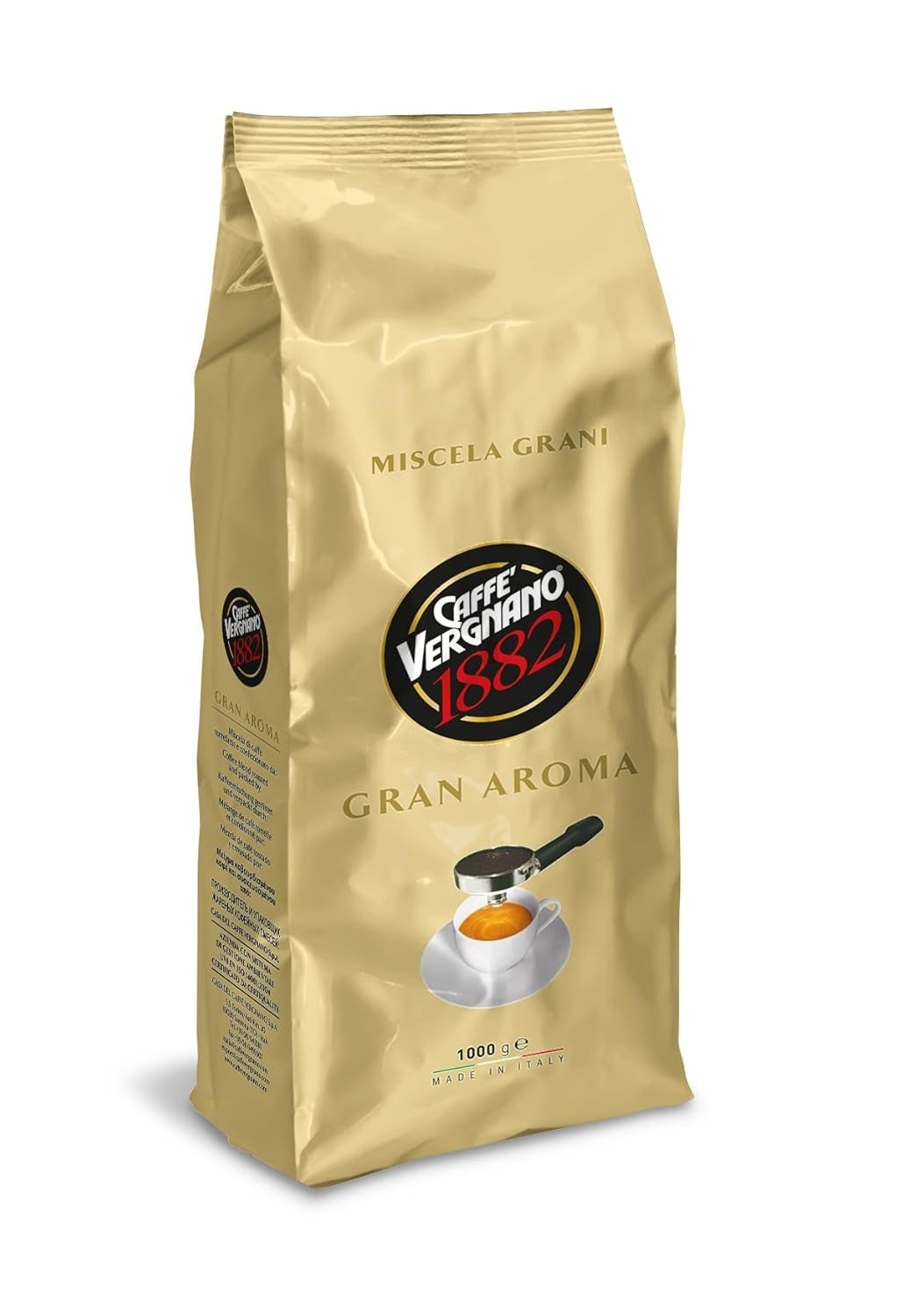 Caffè Vergnano1882 - Gran Aroma, grani interi - 6 KG
