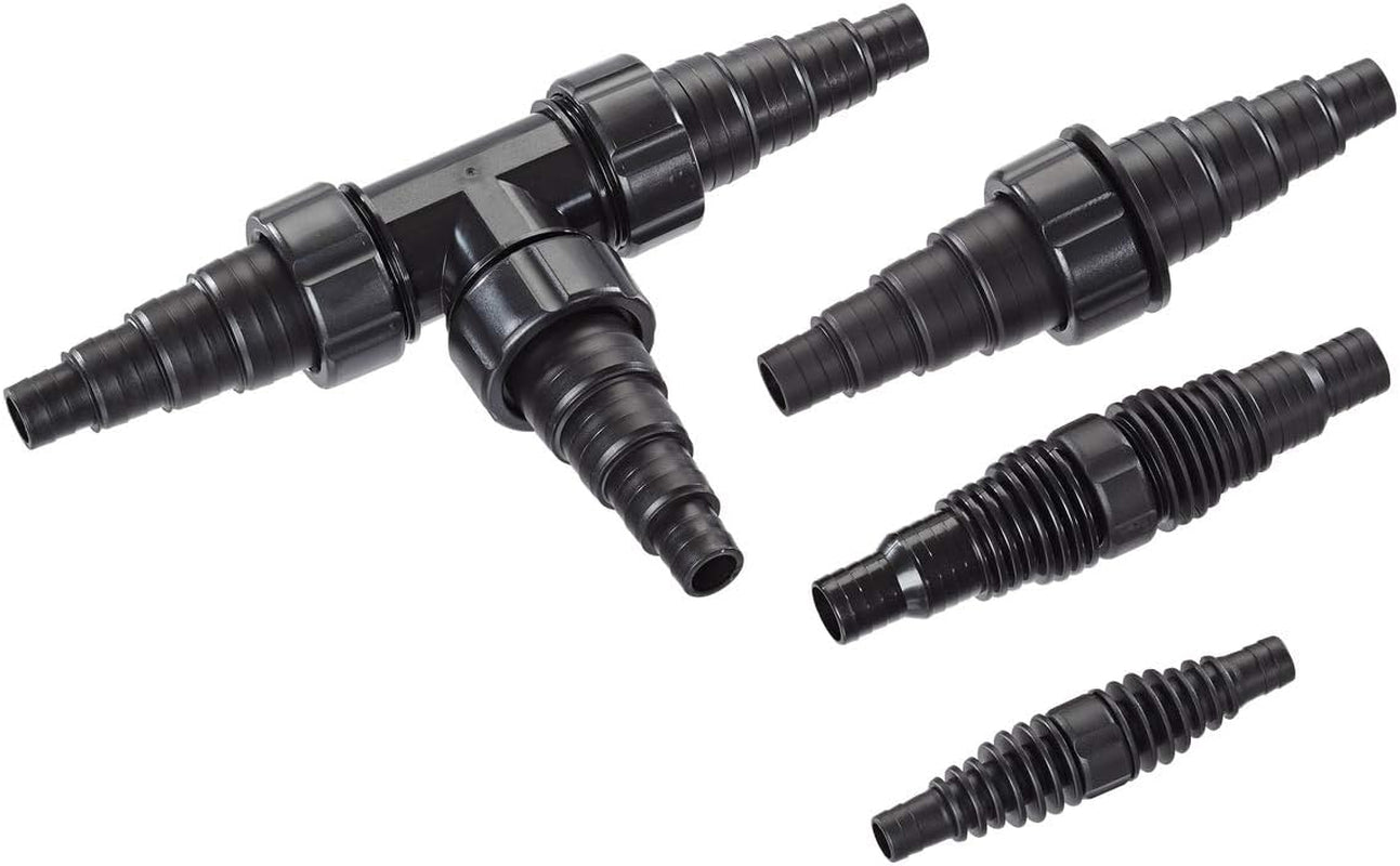 Raccordo per tubo Oase 2", nero - realizzato in materiale PVC, per collegare tubi da 2", diametro 50 cm