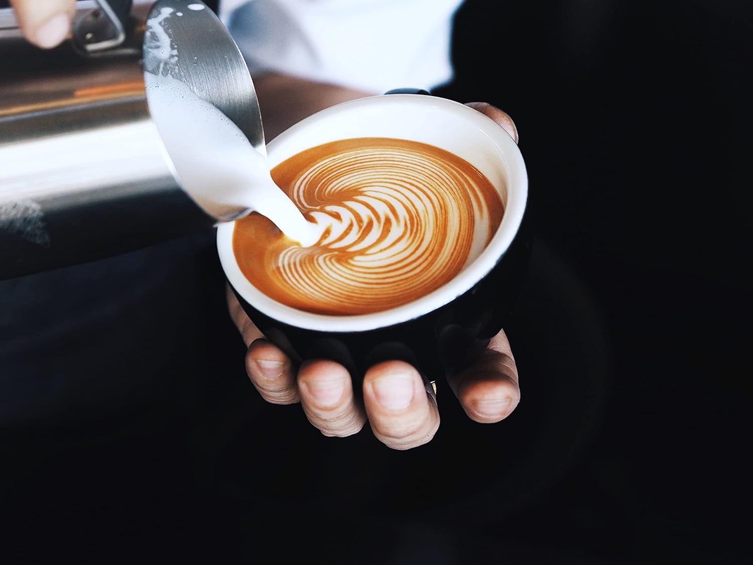 Espresso Kaffeebohnen strong 500g, Barista Kaffee schokoladig und säurearm, Espressobohnen, Bohnenkaffee mit Arabica und Robusta, crema fine, ideale per cappuccino