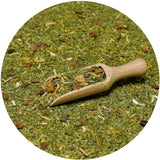 Green Mate Mango Verde e Maracuya 0,5 Kg | Tè alla frutta Mate | Il gusto esotico del tè Mate Il potere del raffreddamento | Stimolazione naturale | Tè Mate dal Brasile | 500 g