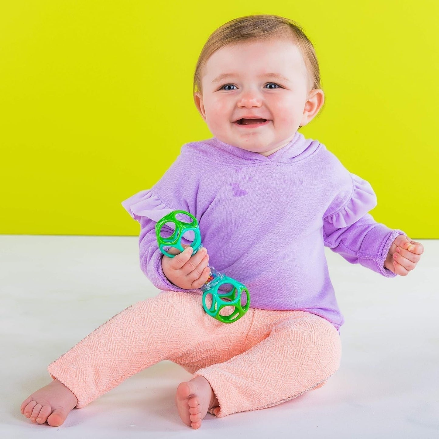 Fehn Giocattolo attività Polpo - Giocattolo per abilità motorie per passeggini e brillanti partenze, Oball, Sonaglio con palline per camminare, Giocattolo interattivo per bambini Bebe Toys Naty Shop