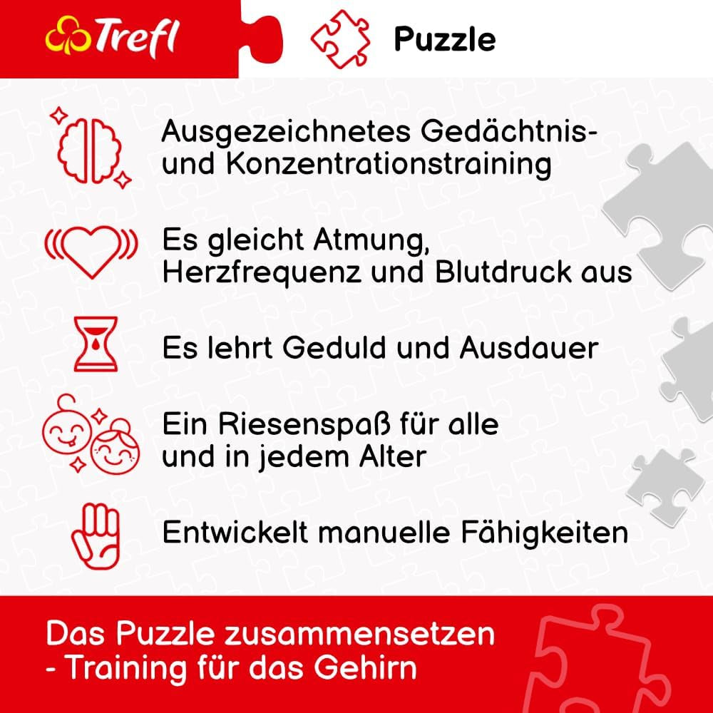 Trefl - Puzzle 2In1: Relax Estivo - 2 X 500 Pezzi - Set di Due Puzzle, Fai da Te, Intrattenimento Creativo, per Adulti e Bambini Puzzle 10+ Naty Shop