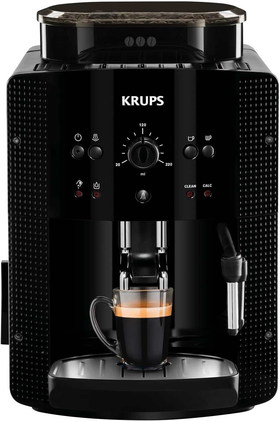 Macchina per caffè espresso Krups Roma EA81M8 1,7 L, 3 impostazioni di temperatura, 3 texture di caffè macinato, Nero