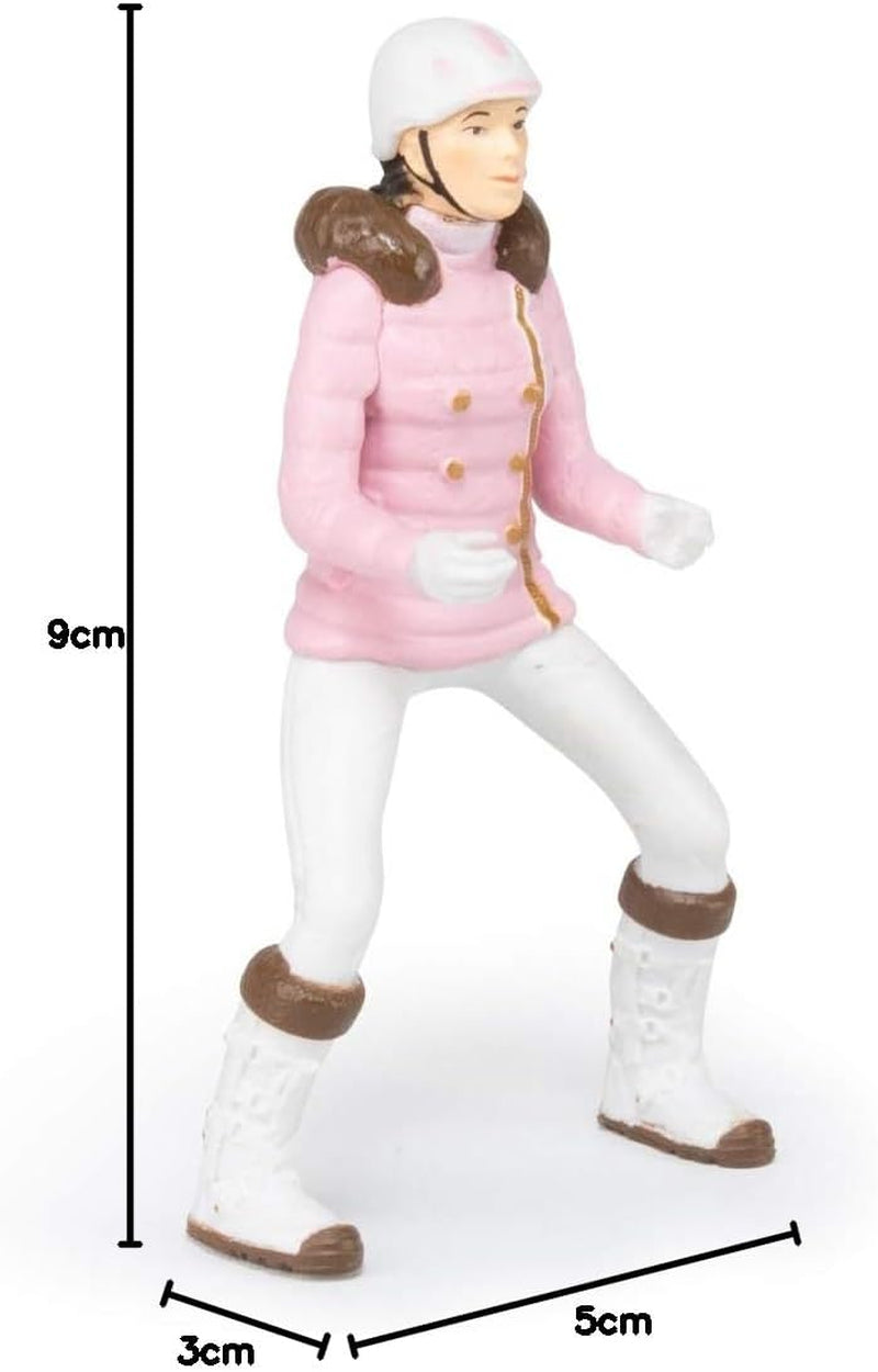 PAPO - Figura cavallo - Rider Fashion Winter, passione per l'equitazione, giocattolo per bambini dai 3 anni. Action figure del Naty Shop
