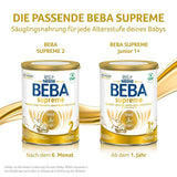BEBA SUPREME 2 Latte di proseguimento dopo 6 mesi, solo lattosio, senza olio di palma, conf. da 6 (6 x 800g) Naty Shop