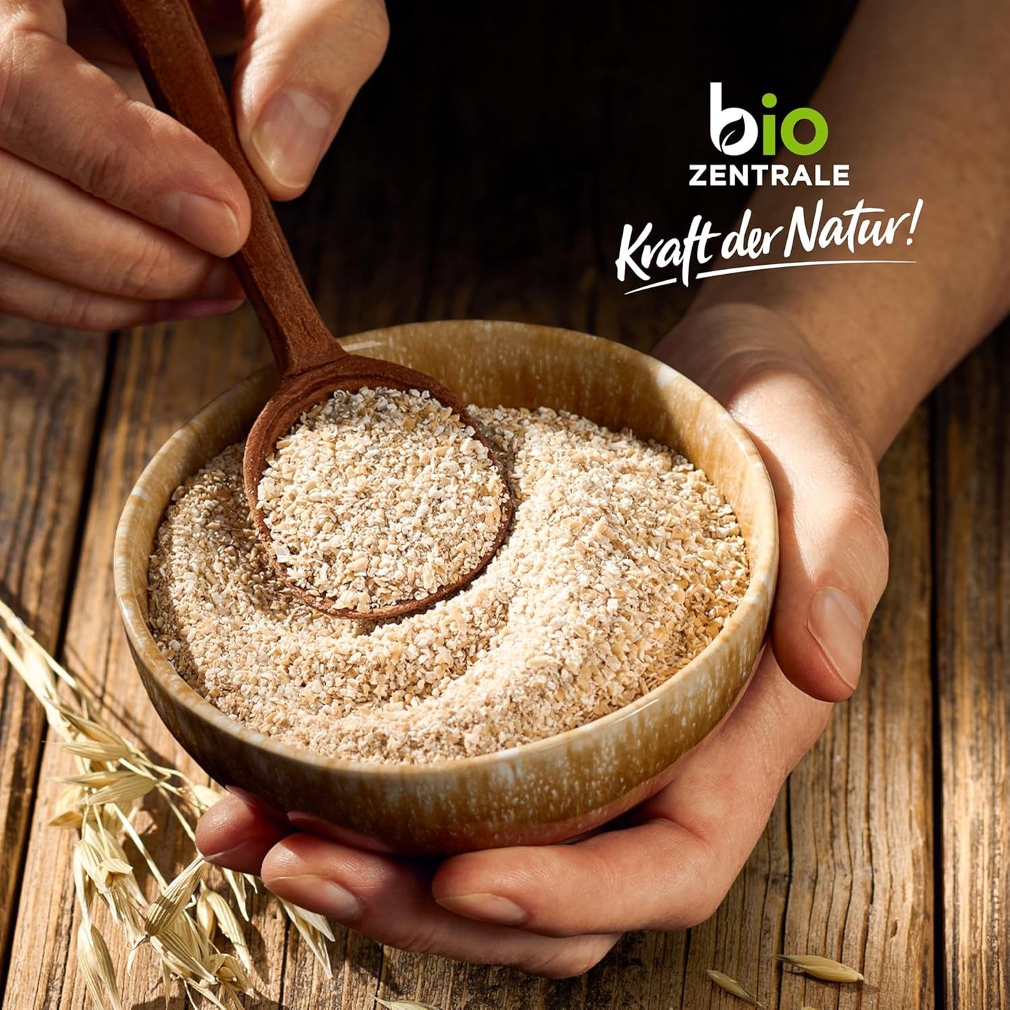 Crusca d'avena biologica Biocentral 1 kg | Pacchetto vantaggioso | Fonte proteica ad alto contenuto di fibre | Naturalmente vegano | Dall'agricoltura dell'UE | Basso contenuto di zucchero