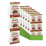 FRECHE FREUNDE Uvetta biologica, Trockenfrüchte ohne Zucker, ohne Zusatzstoffe, ungeschwefelt, in kleinen Snackboxen, Sultaninen für Kinder, confezione da 20, 20 x (3x14g)