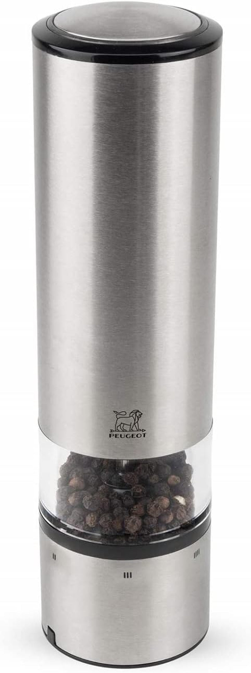 PEUGEOT Elis Sense set macina sale/pepe elettrico, altezza: 20 cm, acciaio inox, argento Macinini e affettatrici Naty Shop Pfeffermühle