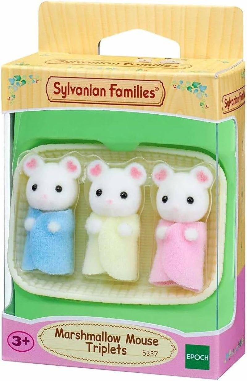 Sylvanian Families L5337 Marshmallow Mouse Triplets - Dollhouse Figures Naty Shop Dolls Titolo predefinito