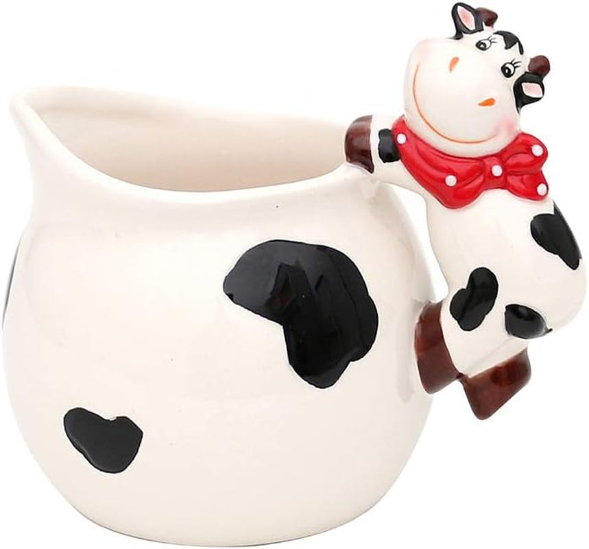 Dekohelden24 scatola portaoggetti in ceramica per mucche, ca. 12 x 11 x 20,5 cm, 20 contenitori per alimenti Naty Shop Brocca