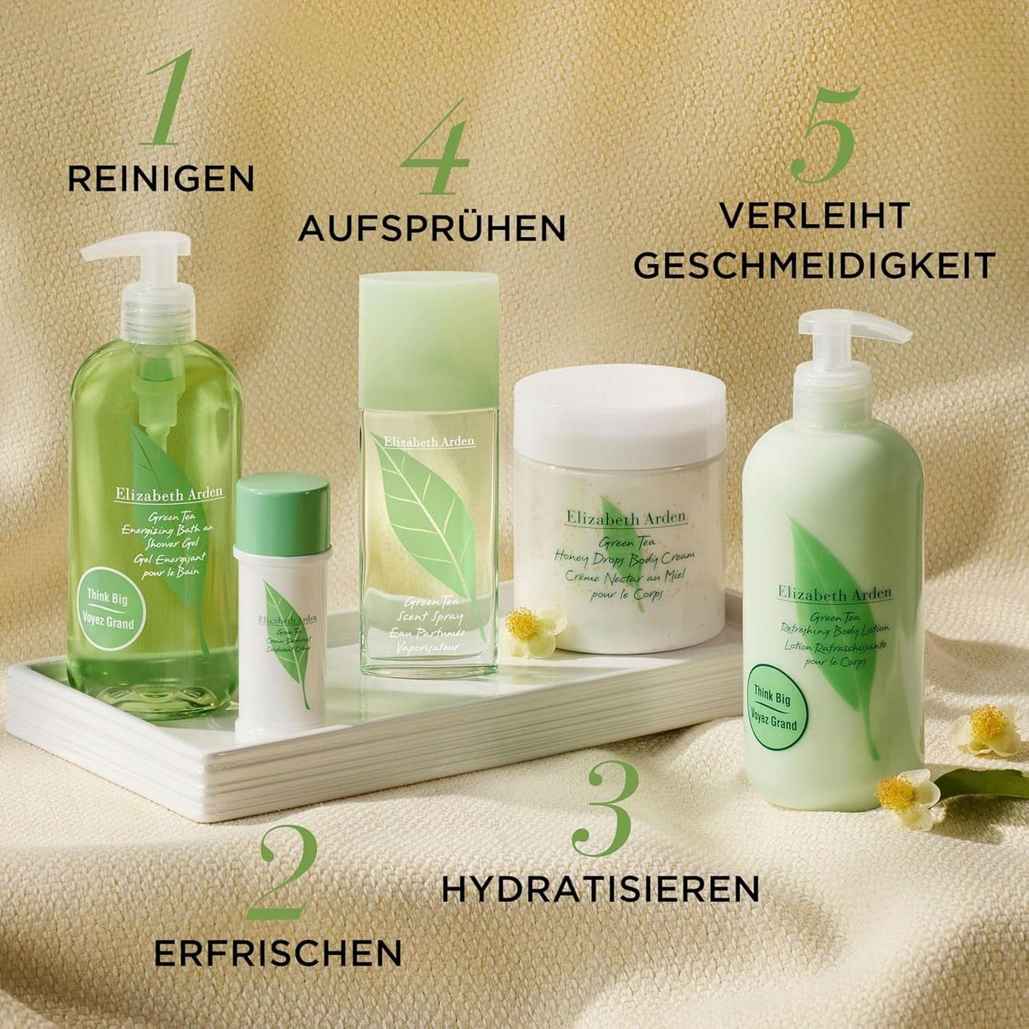 Elizabeth Arden - lozione corpo rinfrescante con profumo di estratto di tè verde, 500 ml Doccia e bagno Naty Shop