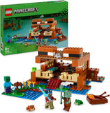 LEGO Minecraft La casa delle rane, casa giocattolo con personaggi tra cui zombie, melma e uomo che sta annegando, più accessori come barca giocattolo e banco da lavoro, regalo per ragazzi e ragazze a partire da 8 anni 21256 Set da costruzione Besuche den LEGO-Store Single