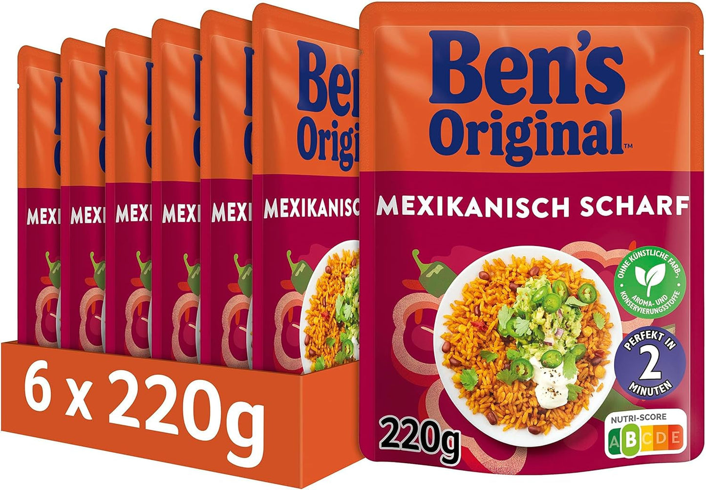 BEN'S ORIGINAL™ Riso espresso messicano 6 x 220 g