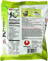 NONGSHIM - Soon Veggie Ramyun Instant Noodles - 6 x 112g - Confezione multipla
